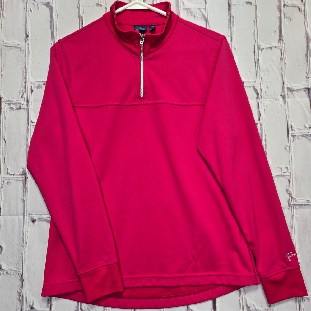 LPGA Pullover Pink Quarter Zip Golf Activewear The LPGA Collection Women Small